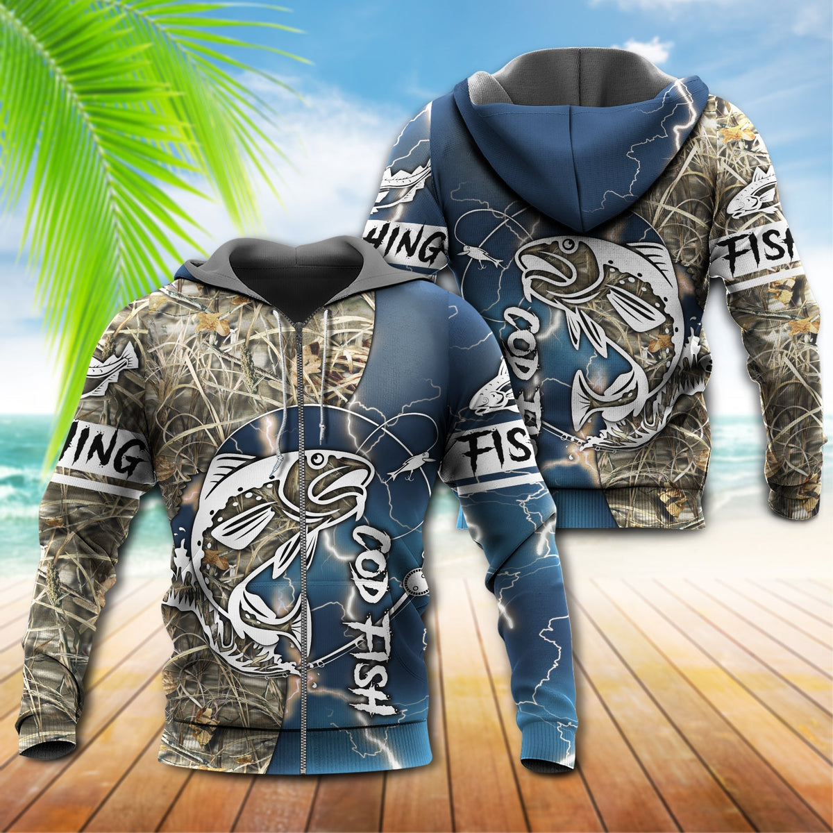 Fishing Cod Classic Outdoor Style - 3D Hoodie