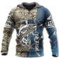 Fishing Cod Classic Outdoor Style - 3D Hoodie