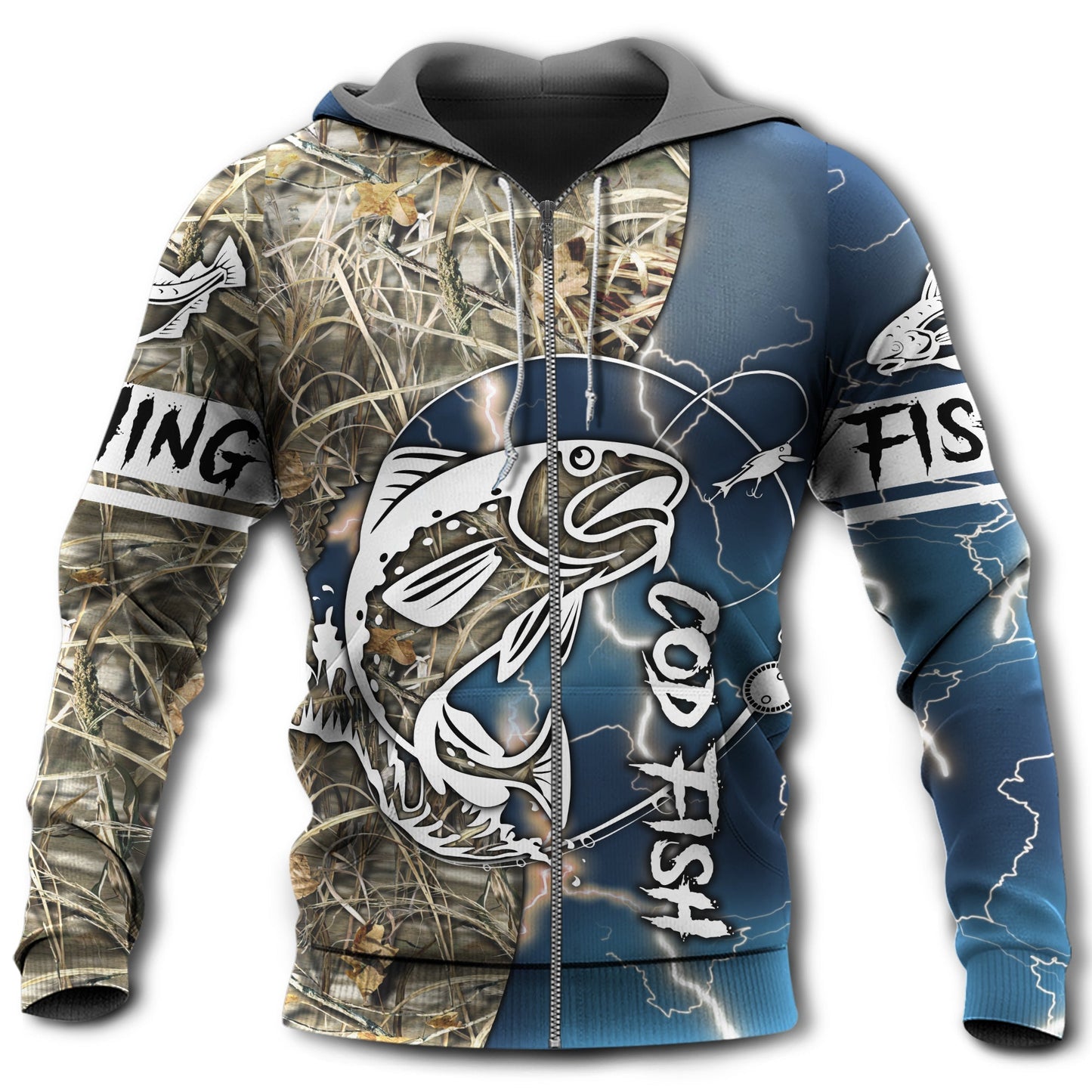 Fishing Cod Classic Outdoor Style - 3D Hoodie