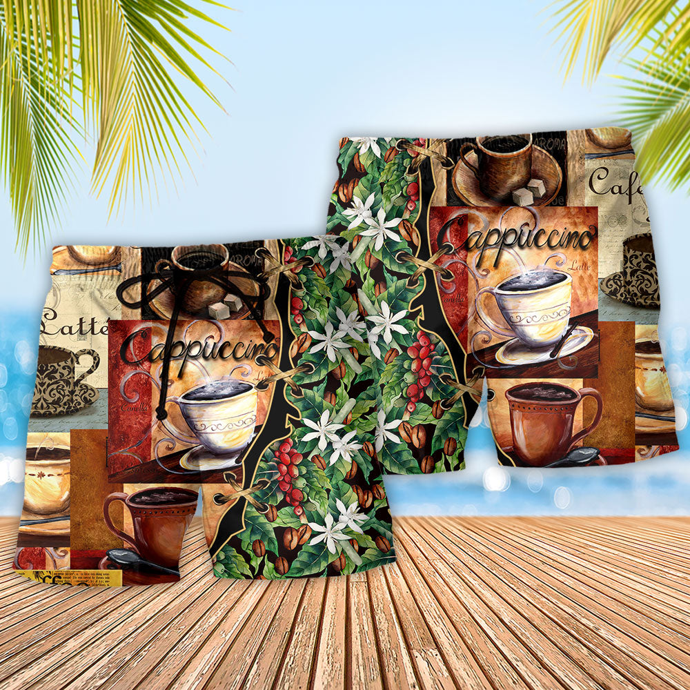 Coffee Makes Bad Days Better – Beach Short