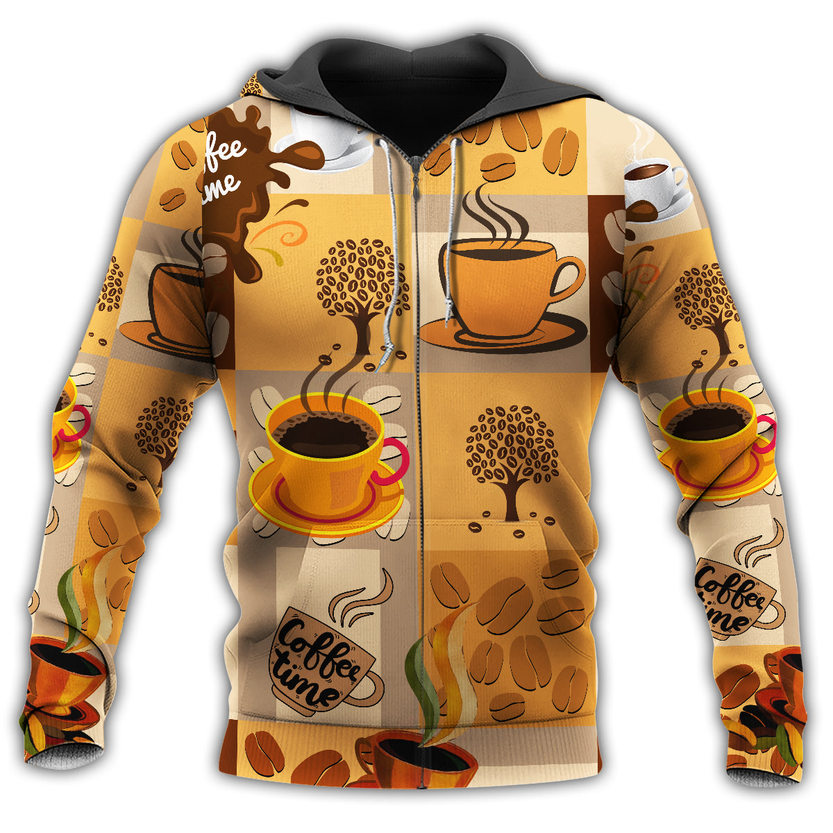 Coffee Time Vintage Style - 3D Hoodie