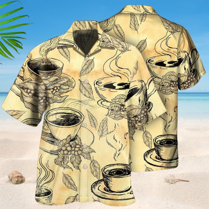 Coffee Good Morning Vintage Life Style – Hawaiian Shirt