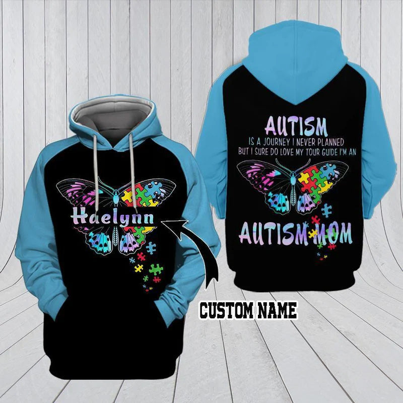 Collection Autism Mom Inspirational Quote – 3D Hoodie