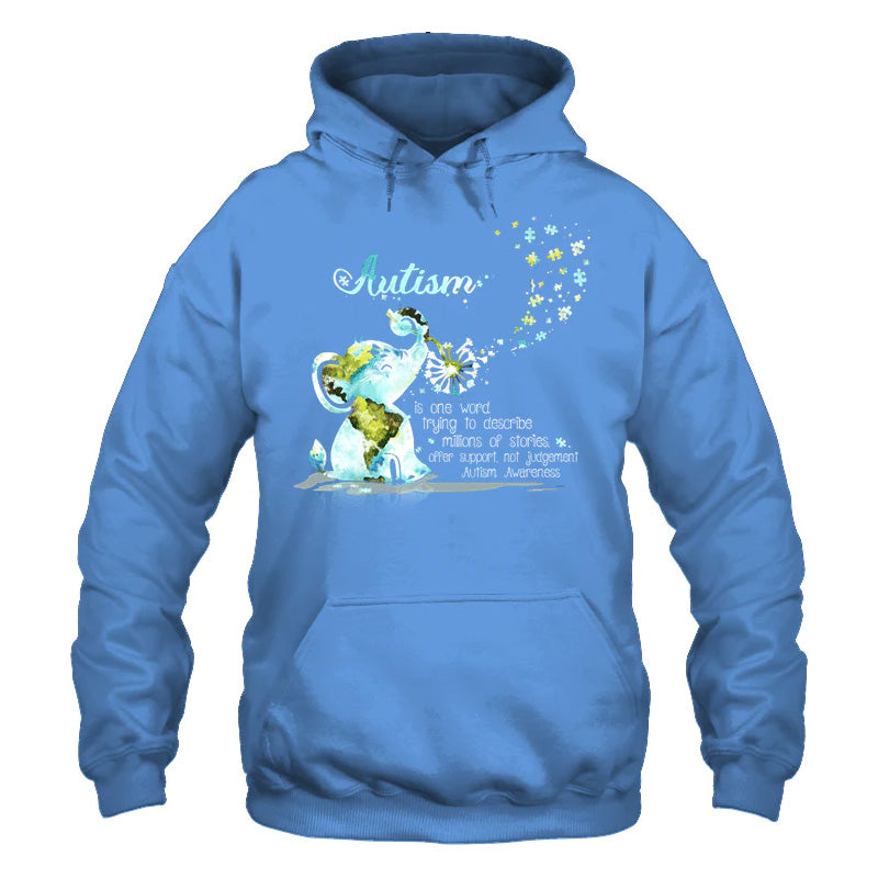 Collection Autism Stories Elephant Design – 3D Hoodie
