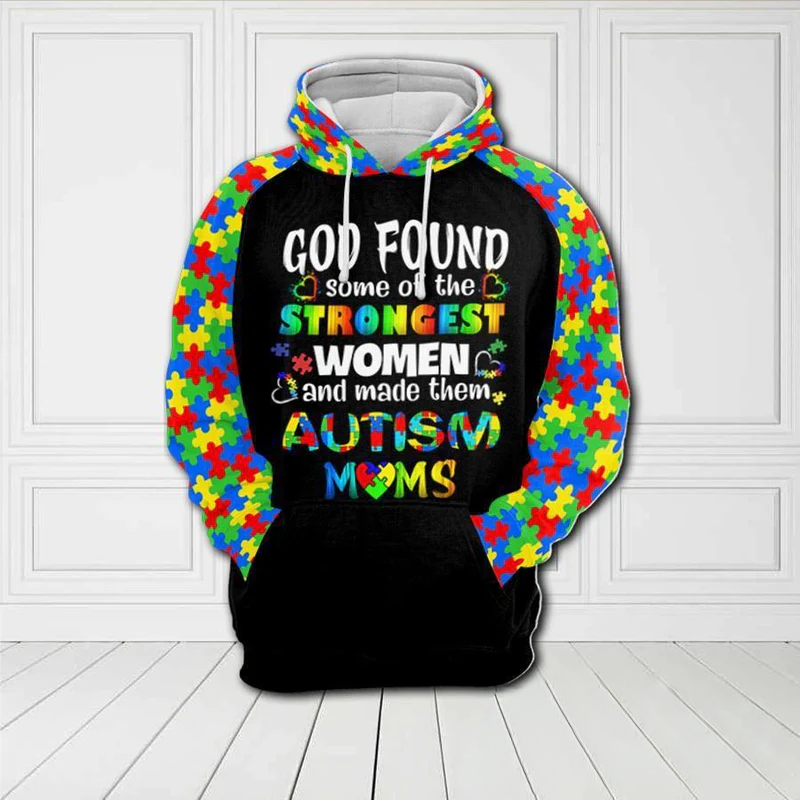 Collection Christmas Autism Support – 3D Hoodie