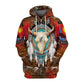 Collection Native American Culture Bull – 3D Hoodie