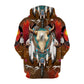 Collection Native American Culture Bull – 3D Hoodie