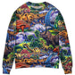 Colorful Dinosaur Art Style – Sweater - Ugly Christmas Sweater