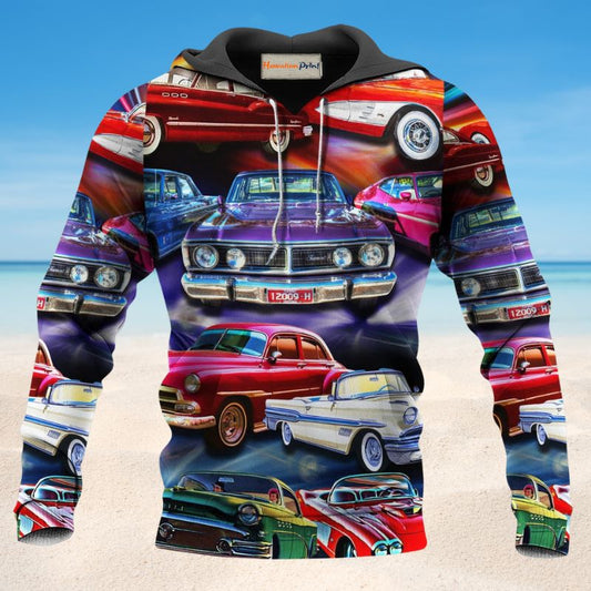 Colorful Car Art Style - 3D Hoodie