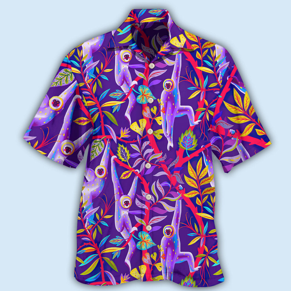 Colorful Monkey Tropical Style – Hawaiian Shirt