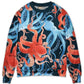 Colorful Octopus Ocean Life Art – Sweater - Ugly Christmas Sweater