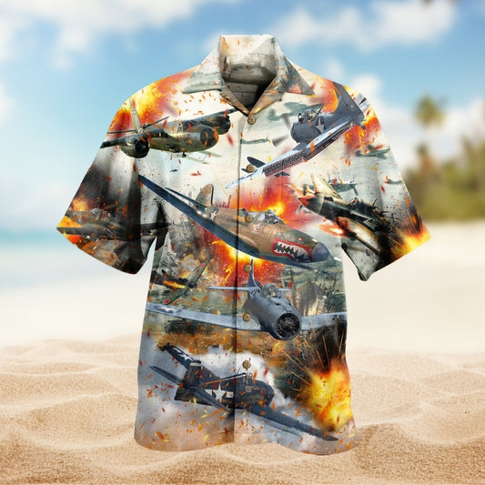 Combat Aircraft Limited Edition – Hawaiian Shirt