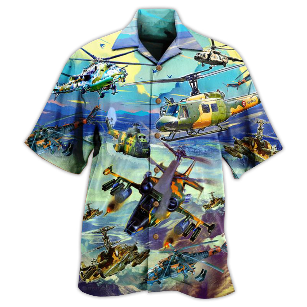 Combat Aircraft Sky Line Edition – Hawaiian Shirt