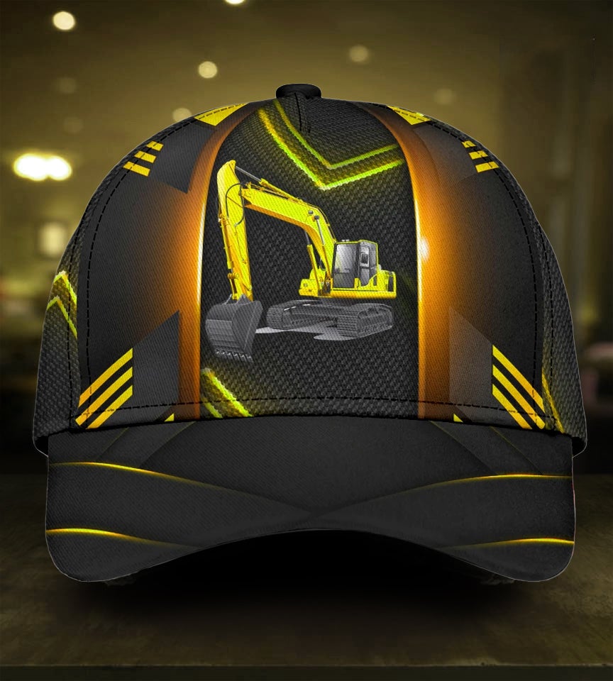 Cool Excavator Heavy Equipment Style – Classic Cap