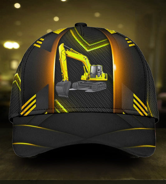Cool Excavator Heavy Equipment Style – Classic Cap