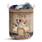 S: 17.72”x13.78” (45x35 cm) Corgi Couple 1957 Style - Laundry Basket - Owls Matrix LTD