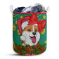 S: 17.72”x13.78” (45x35 cm) Corgi Crochet Christmas Style - Laundry Basket - Owls Matrix LTD