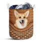 S: 17.72”x13.78” (45x35 cm) Corgi Handmade Basic Style - Laundry Basket - Owls Matrix LTD