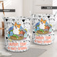 Corgi Love Pattern Laundry Pattern - Laundry Basket - Owls Matrix LTD