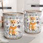 Corgi Pine Needles - Laundry Basket - Owls Matrix LTD