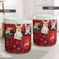 Corgi Stocking Noel - Laundry Basket - Owls Matrix LTD