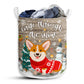 S: 17.72”x13.78” (45x35 cm) Corgi Through The Snow - Laundry Basket - Owls Matrix LTD