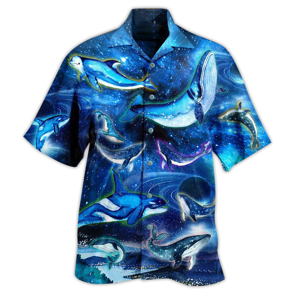 Cosmic Whale In Fantasy Space Edition – Hawaiian Shirt