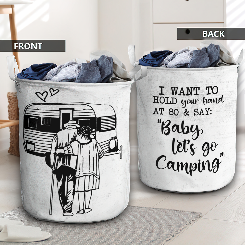 Couple camping let's go - Laundry basket - LAUB13NGC250222-Owls Matrix