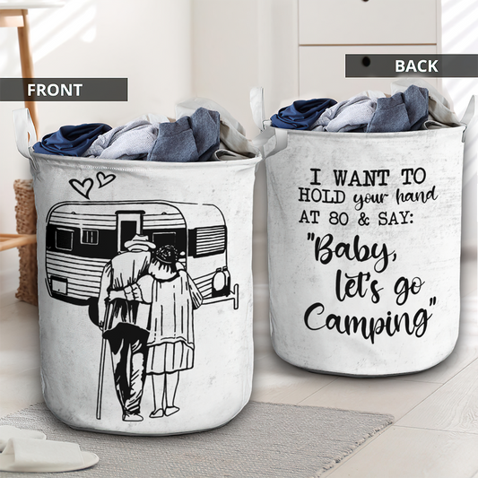 Couple camping let's go - Laundry basket - LAUB13NGC250222-Owls Matrix