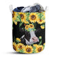 Cow And Sunflower Lover - Laundry Basket - Owls Matrix LTD