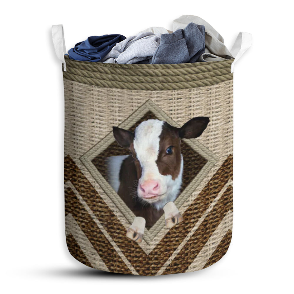 Cow Rope Handmade - Laundry Basket - Owls Matrix LTD