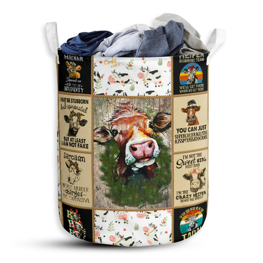 Cow Ta Da - Laundry Basket - Owls Matrix LTD