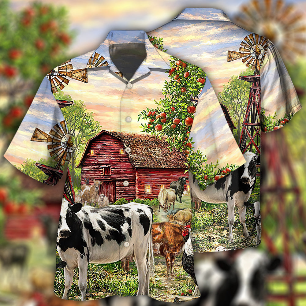 Cows Farm Peace Life Style – Hawaiian Shirt