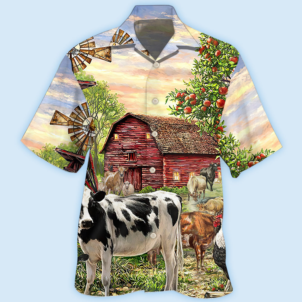 Cows Farm Peace Life Style – Hawaiian Shirt