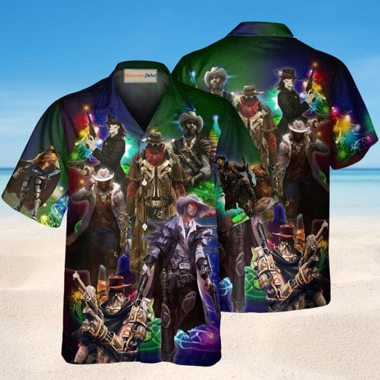 Cowboy Band Christmas – Hawaiian Shirt