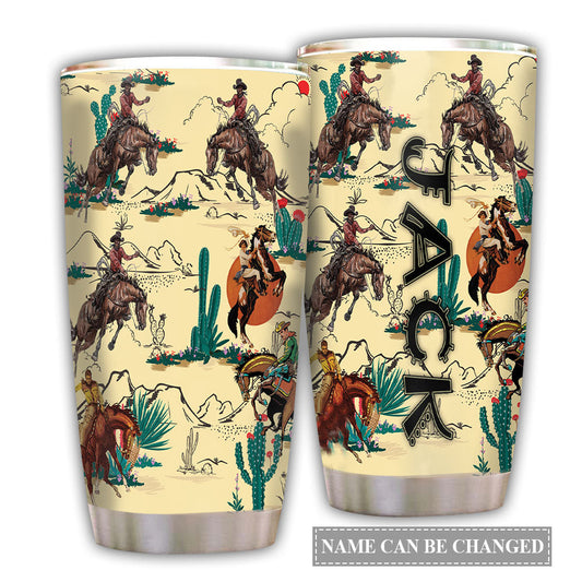 Cowboy Life Personalized 20 Oz Tumbler For Coffee Travel And Daily Use