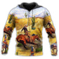 Cowboy Love Desert Sky Style - 3D Hoodie