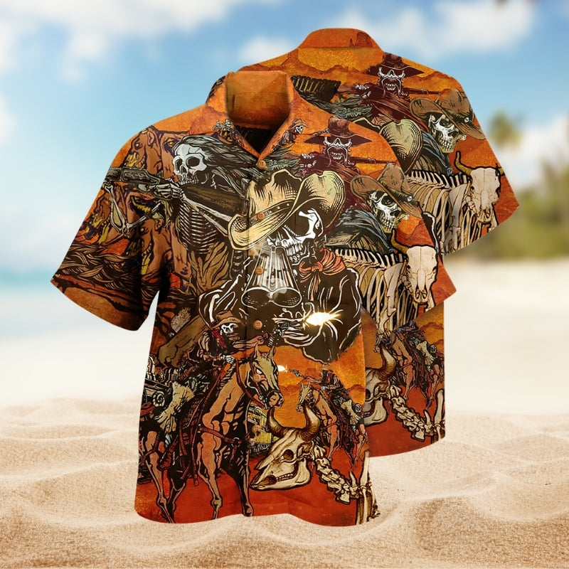 Cowboy Skull War Limited Edition – Hawaiian Shirt