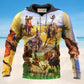 Cowboy Desert Cactus Love - 3D Hoodie