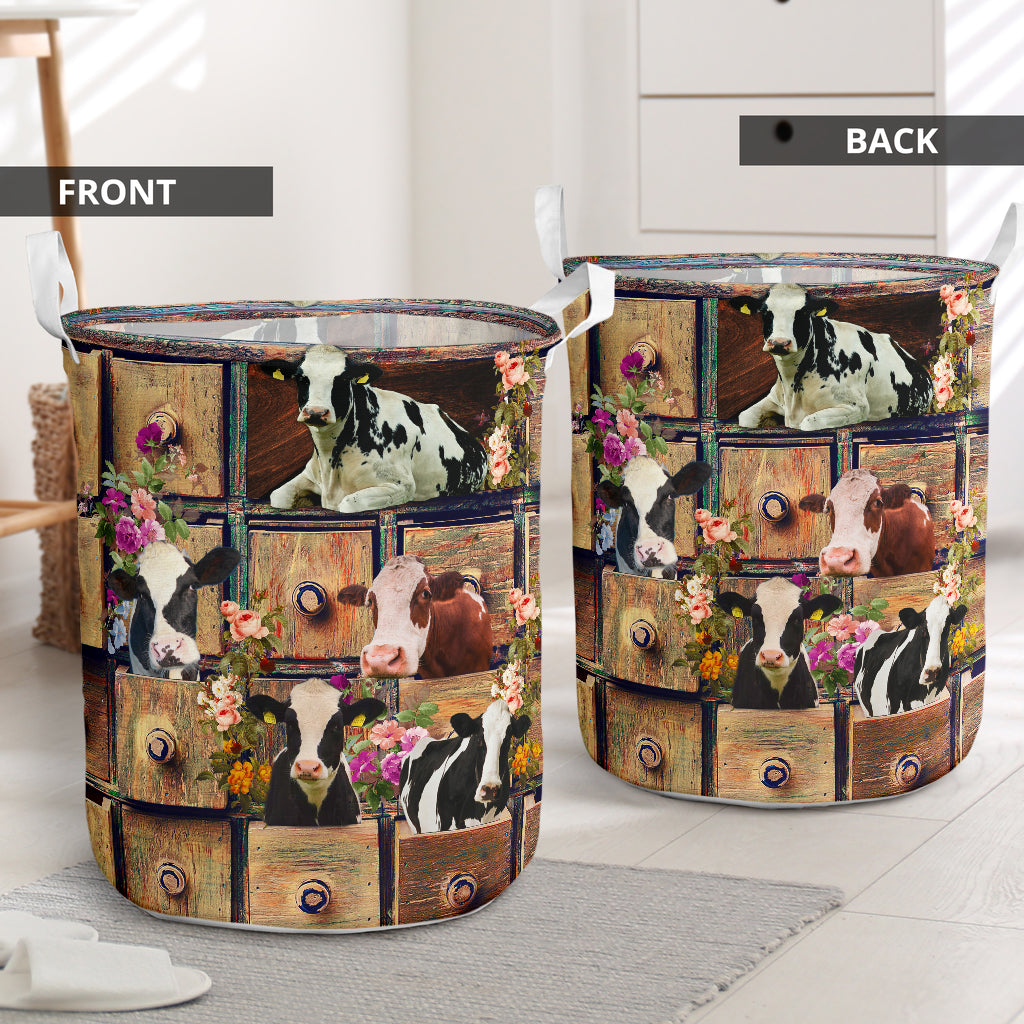 Cow Drawer Basic Style - Laundry Basket - Owls Matrix LTD