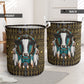 Cow Native American - Laundry Basket - Owls Matrix LTD