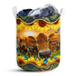 Cow Sunflower Mandala - Laundry Basket - Owls Matrix LTD