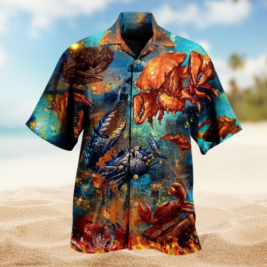 Crab Let’s Get Crackin’ Limited Edition – Hawaiian Shirt