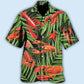 Crawfish Tropical Leaf Style – Hawaiian Shirt