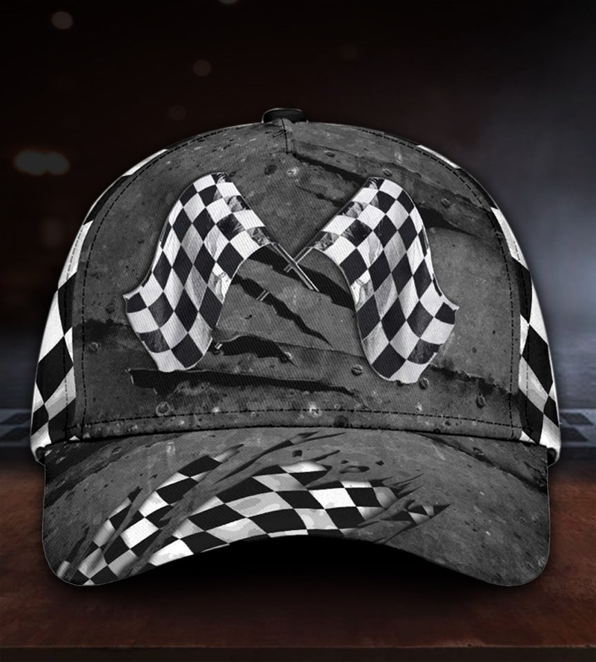 Racing Flag Crack Motorsport Style – Classic Cap