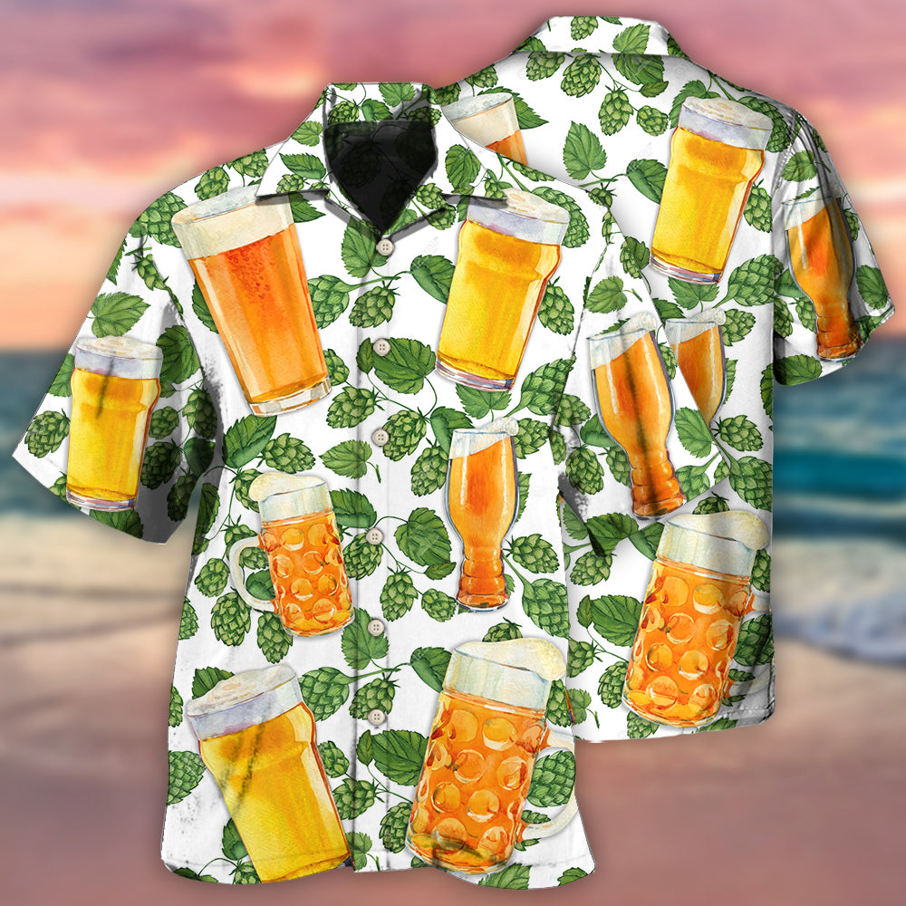 Craft Beer Cool Style Pattern – Hawaiian Shirt