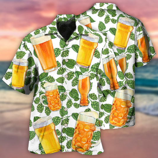 Craft Beer Cool Style Pattern – Hawaiian Shirt