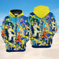 Cricket Lets Play Sport Art – 3D Hoodie