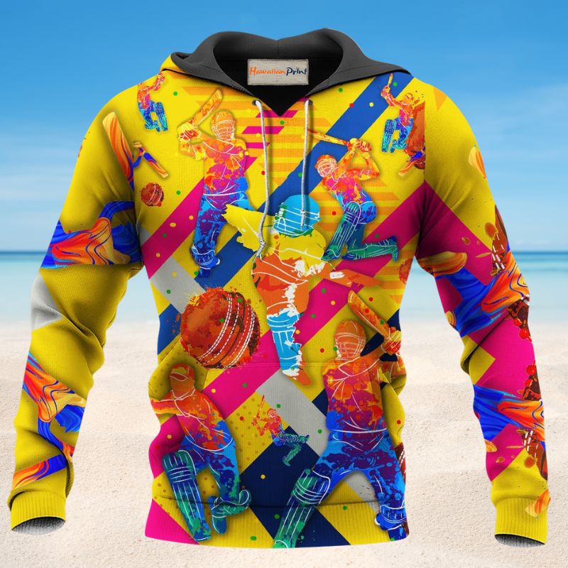 Cricket Life Is Better Quote Art – 3D Hoodie