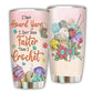 Crochet Faster Lover 20 Oz Tumbler For Coffee Travel And Daily Use